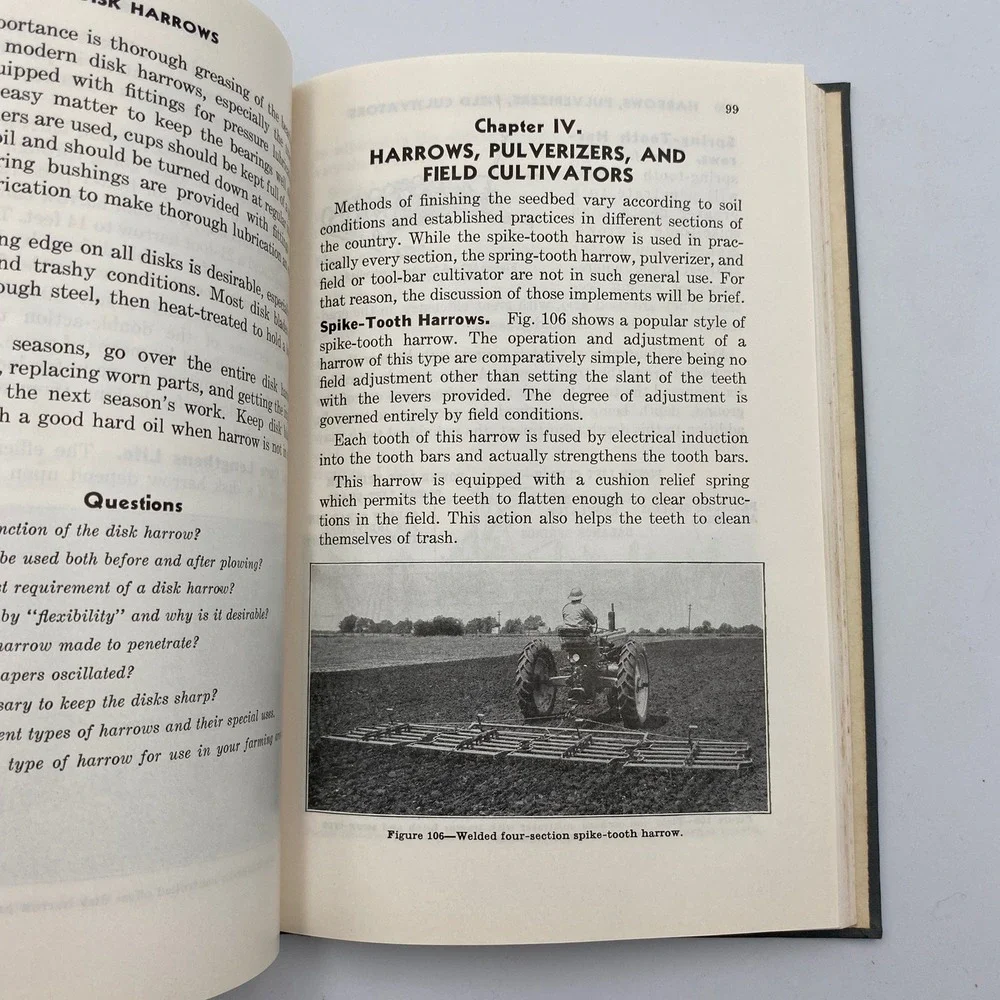 The Operation, Care and Repair of‎ Farm Machinery Book John Deere 25th Ed. 1950s